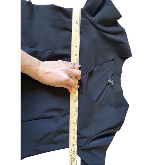 Athleta Avenue Blazer Jacket size 10 Black Career Office Academia Preppy - Picture 10 of 16